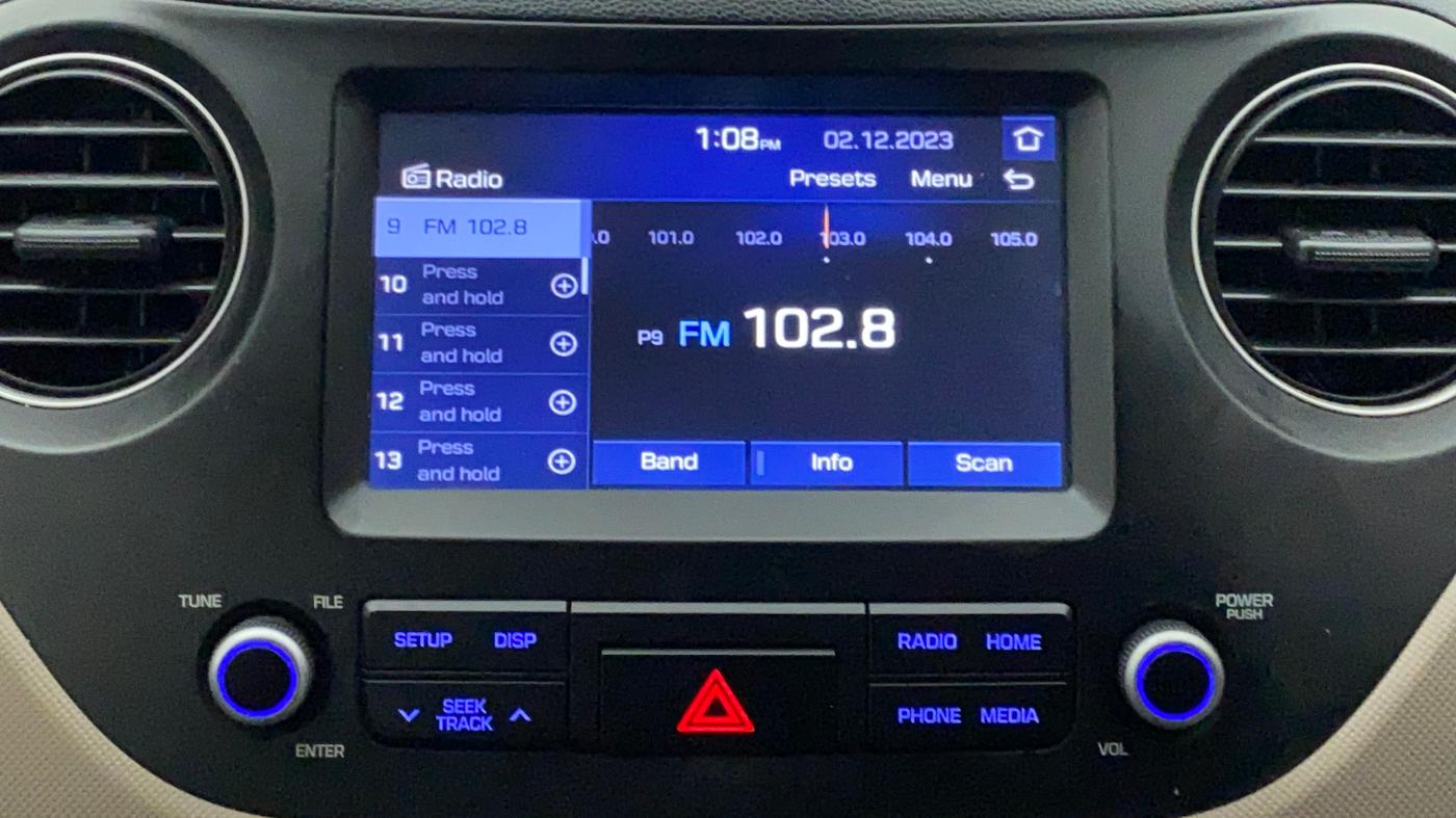 2018 Hyundai Grand i10 SPORTZ AT 1.2 KAPPA VTVT, Petrol, Automatic, 21,668 km, Infotainment System