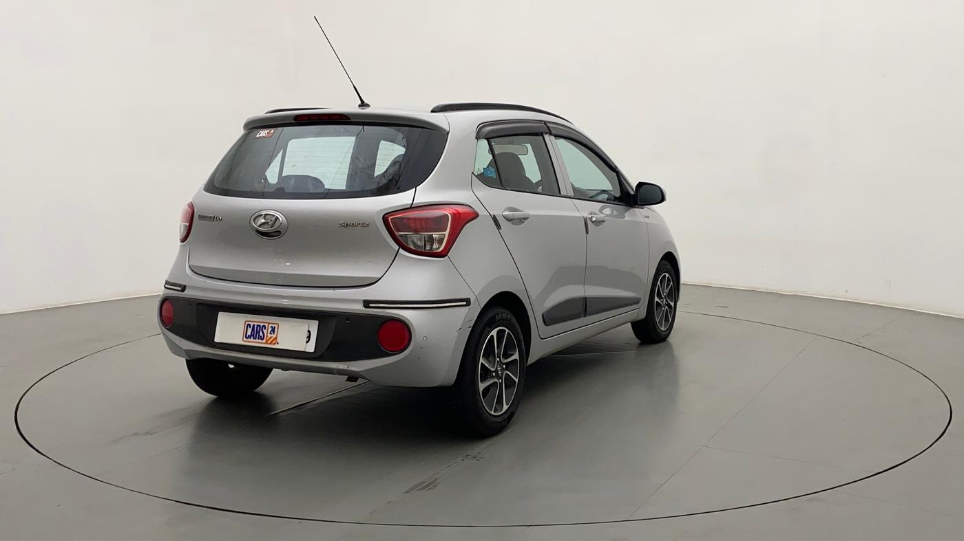 2018 Hyundai Grand i10 SPORTZ AT 1.2 KAPPA VTVT, Petrol, Automatic, 21,668 km, Right Back Diagonal