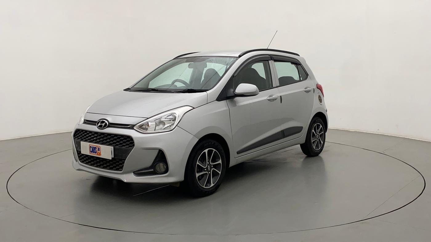 2018 Hyundai Grand i10 SPORTZ AT 1.2 KAPPA VTVT, Petrol, Automatic, 21,668 km, Left Front Diagonal