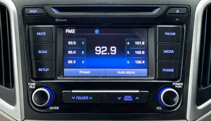 2018 Hyundai Creta E PLUS 1.6 PETROL, Petrol, Manual, 63,888 km, Infotainment System