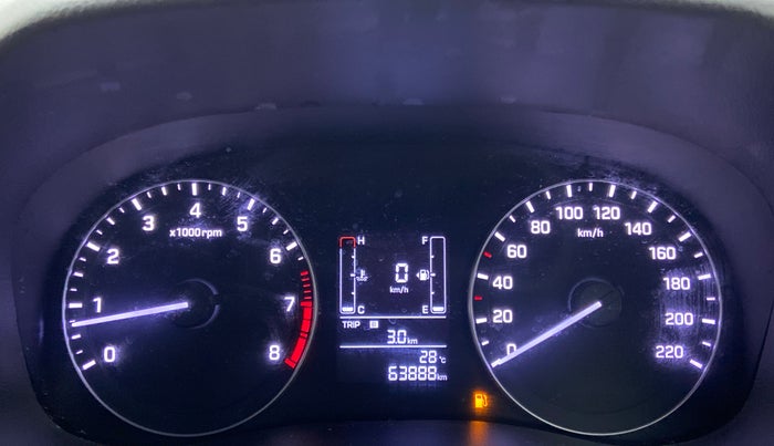 2018 Hyundai Creta E PLUS 1.6 PETROL, Petrol, Manual, 63,888 km, Odometer Image