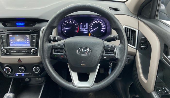 2018 Hyundai Creta E PLUS 1.6 PETROL, Petrol, Manual, 63,888 km, Steering Wheel Close Up