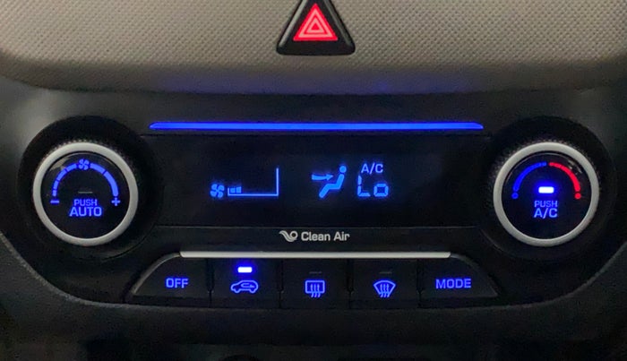 2016 Hyundai Creta SX PLUS 1.6 PETROL, Petrol, Manual, 1,05,587 km, Automatic Climate Control
