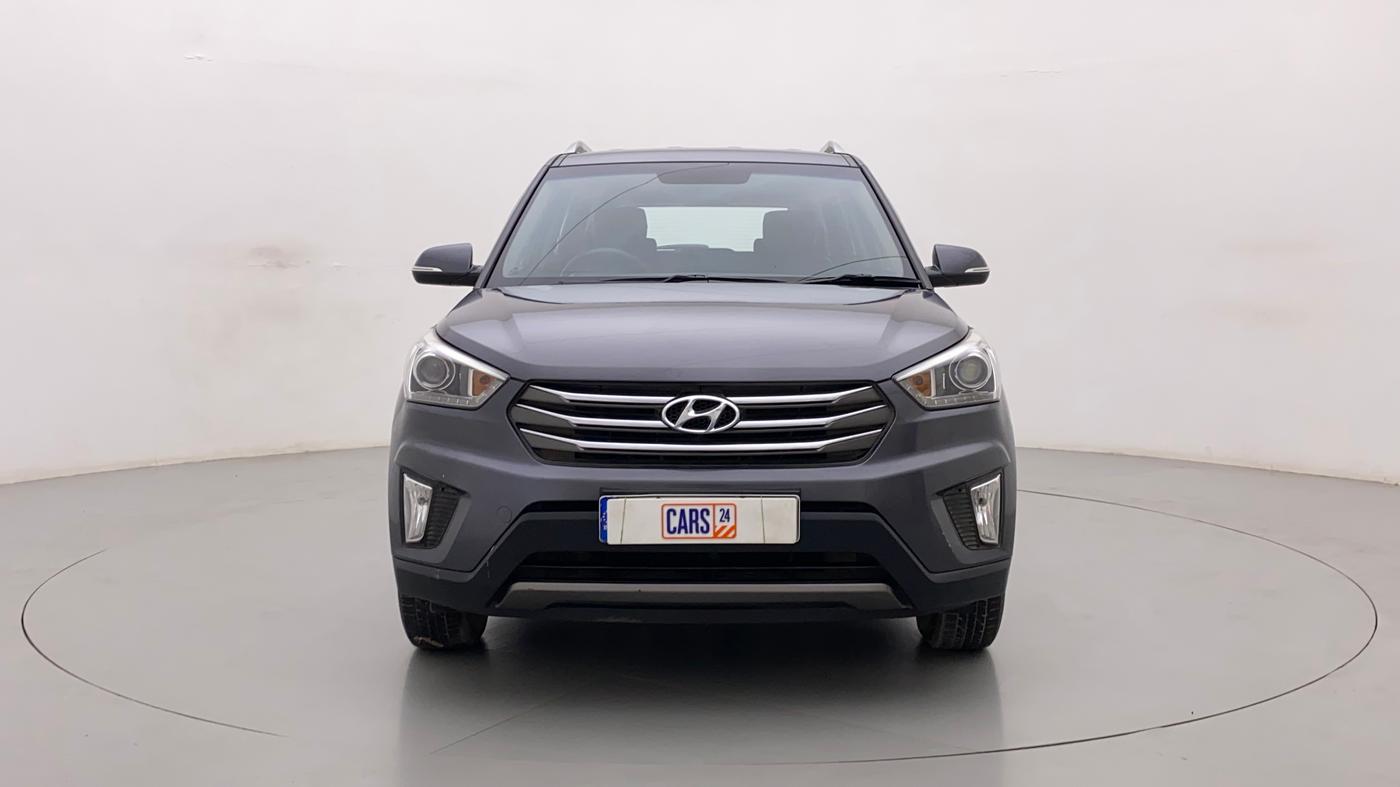 2016 Hyundai Creta SX PLUS 1.6 PETROL, Petrol, Manual, 1,05,587 km, Front
