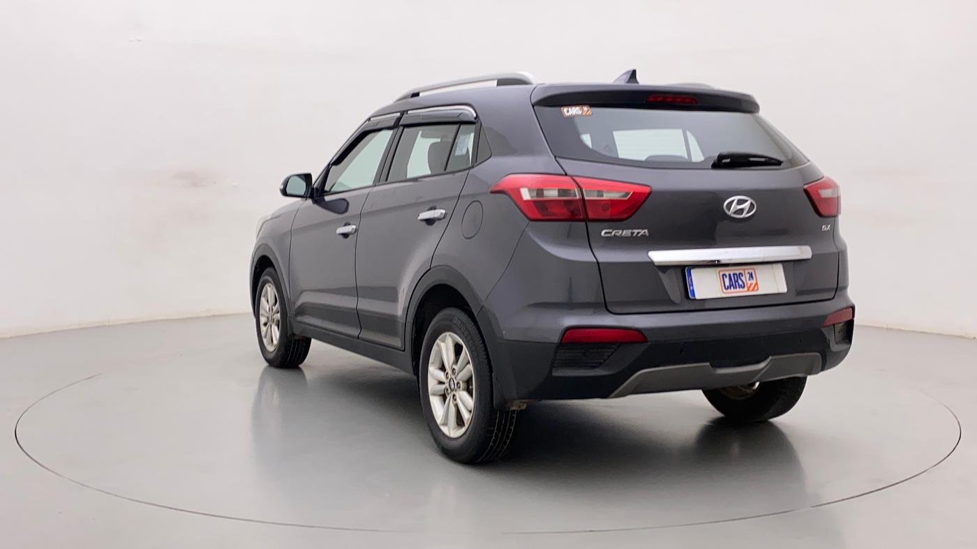 2016 Hyundai Creta SX PLUS 1.6 PETROL, Petrol, Manual, 1,05,587 km, Left Back Diagonal