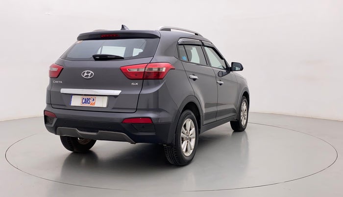 2016 Hyundai Creta SX PLUS 1.6 PETROL, Petrol, Manual, 1,05,587 km, Right Back Diagonal