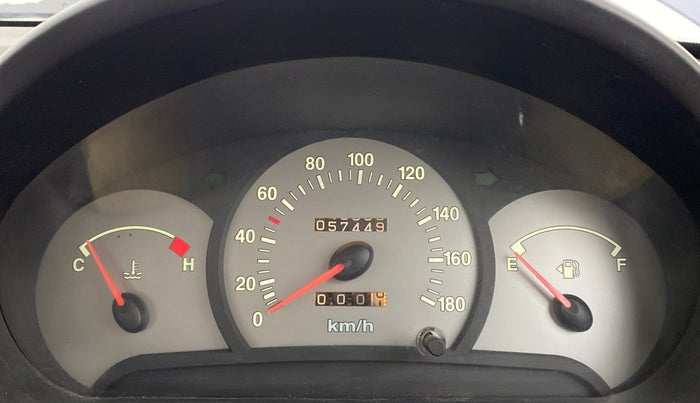 2011 Hyundai Santro Xing GL PLUS, Petrol, Manual, 57,673 km, Odometer Image