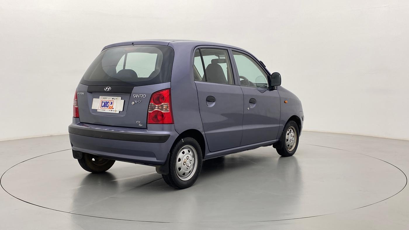 2011 Hyundai Santro Xing GL PLUS, Petrol, Manual, 57,673 km, Right Back Diagonal