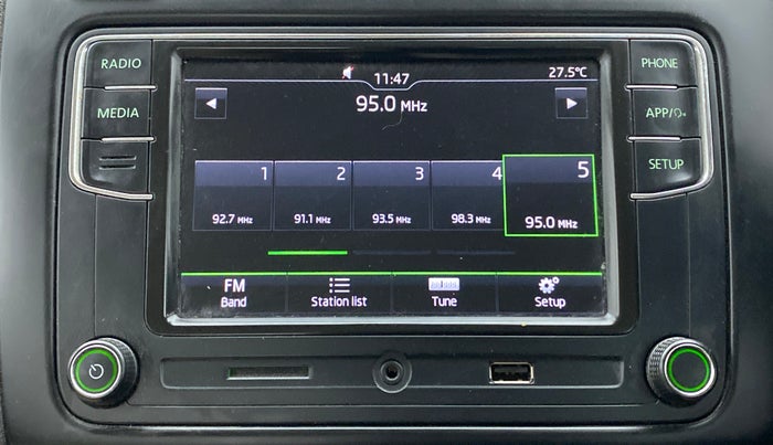 2019 Skoda Rapid STYLE 1.5 TDI AT, Diesel, Automatic, 1,07,669 km, Touchscreen Infotainment System