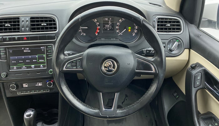 2019 Skoda Rapid STYLE 1.5 TDI AT, Diesel, Automatic, 1,07,669 km, Steering Wheel Close Up