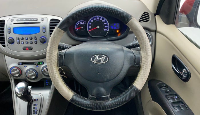 2012 Hyundai i10 SPORTZ 1.2 AT KAPPA2, Petrol, Automatic, 72,554 km, Steering Wheel Close Up