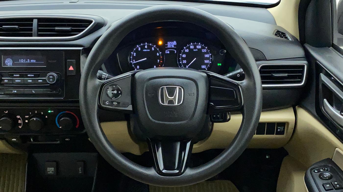 2019 Honda Amaze 1.2L I-VTEC S, Petrol, Manual, 25,585 km, Steering Wheel Close Up