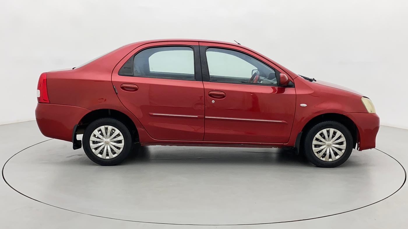 2011 Toyota Etios G, Petrol, Manual, 98,011 km, Right Side View