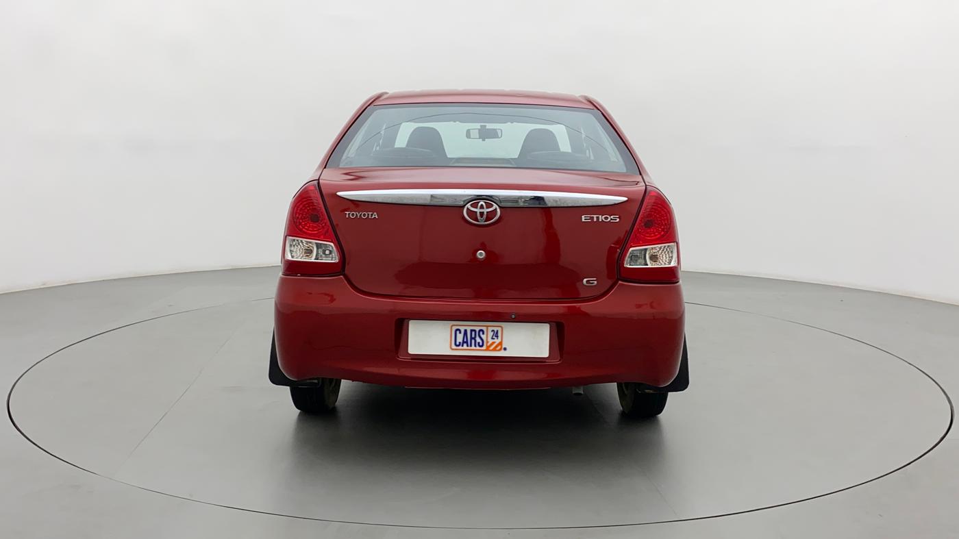 2011 Toyota Etios G, Petrol, Manual, 98,011 km, Back/Rear