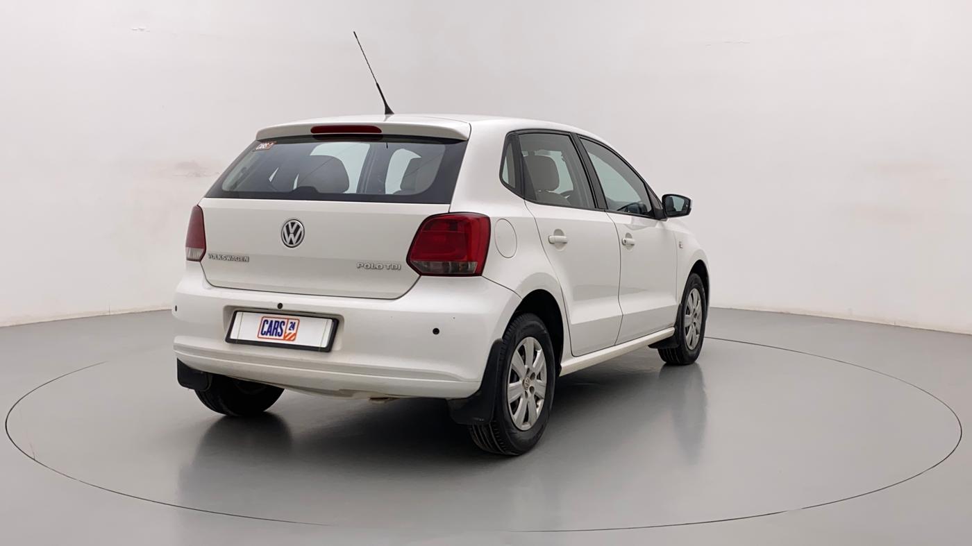 2012 Volkswagen Polo TRENDLINE 1.2L DIESEL, Diesel, Manual, 1 km, Right Back Diagonal
