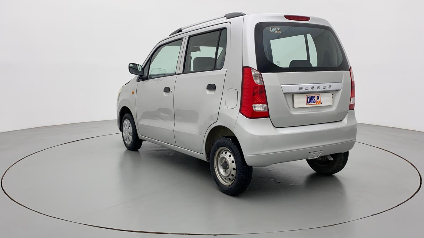 2010 Maruti Wagon R 1.0 LXI, Petrol, Manual, 50,996 km, Left Back Diagonal