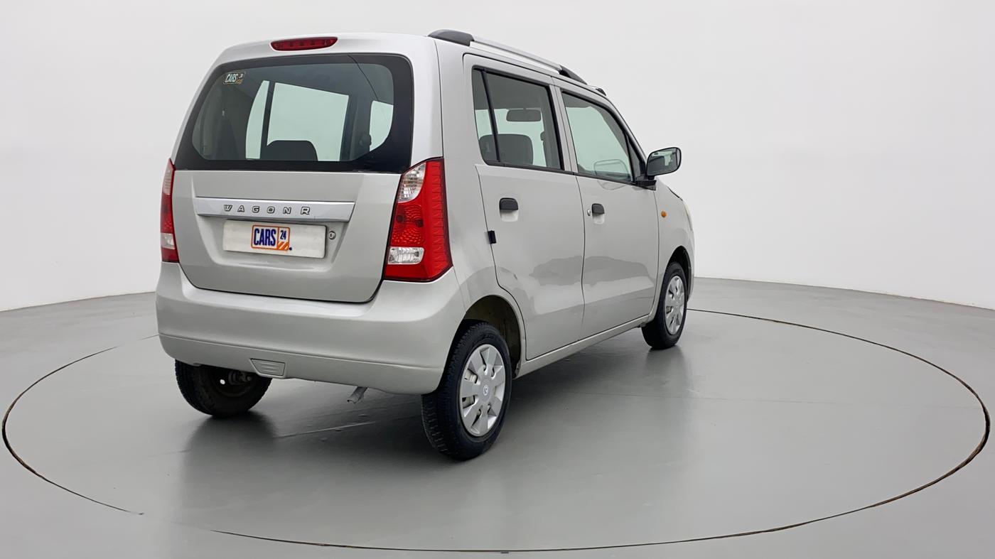 2010 Maruti Wagon R 1.0 LXI, Petrol, Manual, 50,996 km, Right Back Diagonal