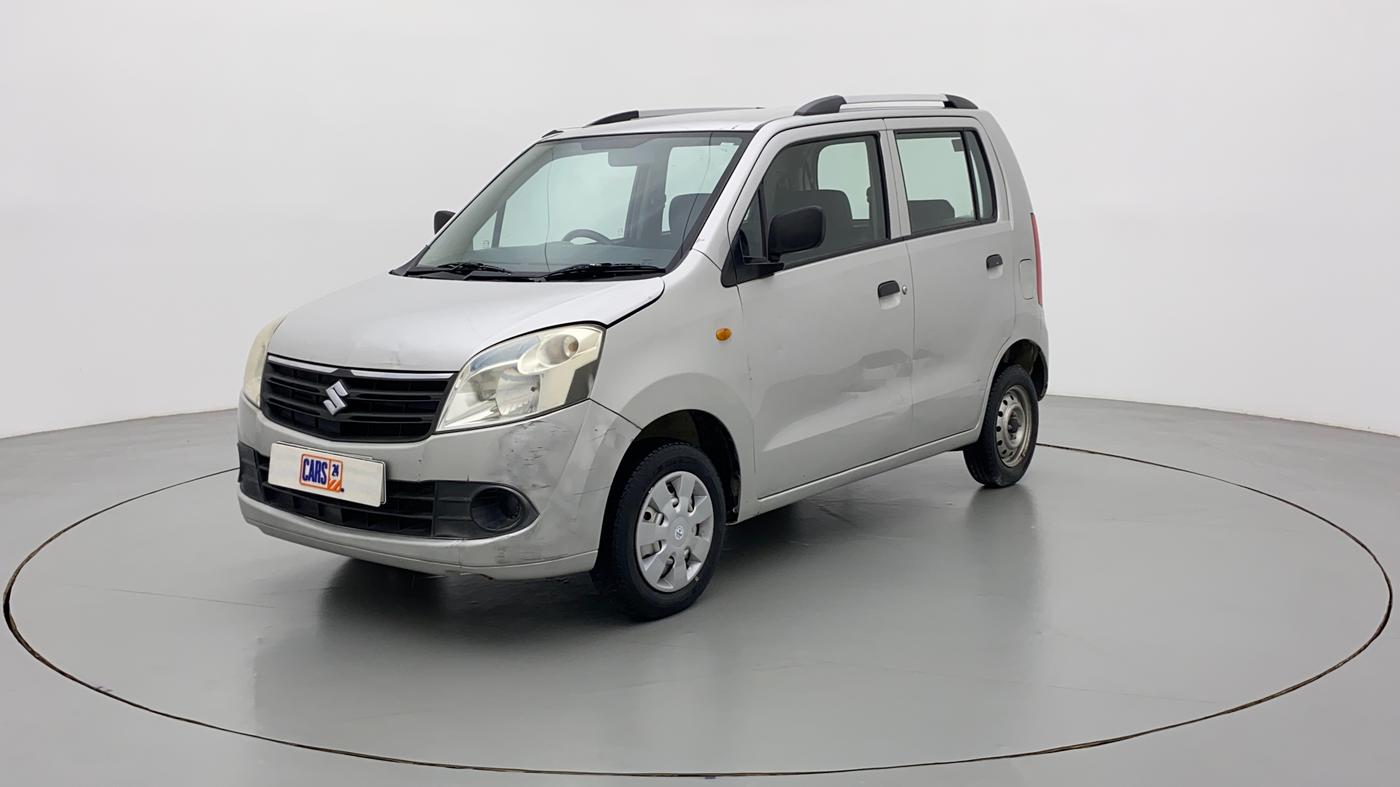 2010 Maruti Wagon R 1.0 LXI, Petrol, Manual, 50,996 km, Left Front Diagonal
