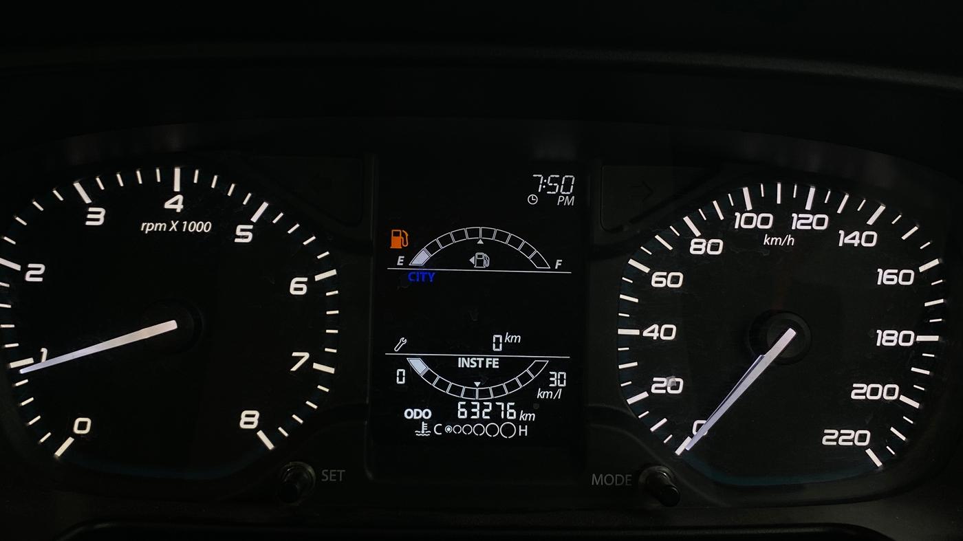 2022 Tata PUNCH PURE MT, Petrol, Manual, 63,272 km, Odometer Image