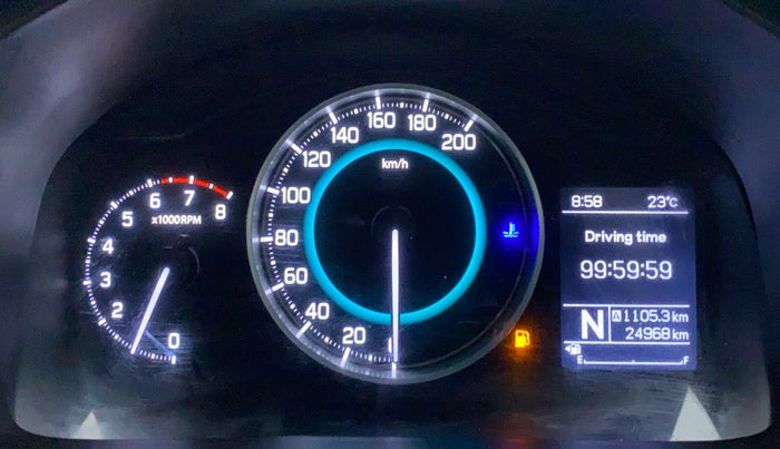 2017 Maruti IGNIS ZETA 1.2 K12 AMT DUAL TONE, Petrol, Automatic, 25,028 km, Odometer Image