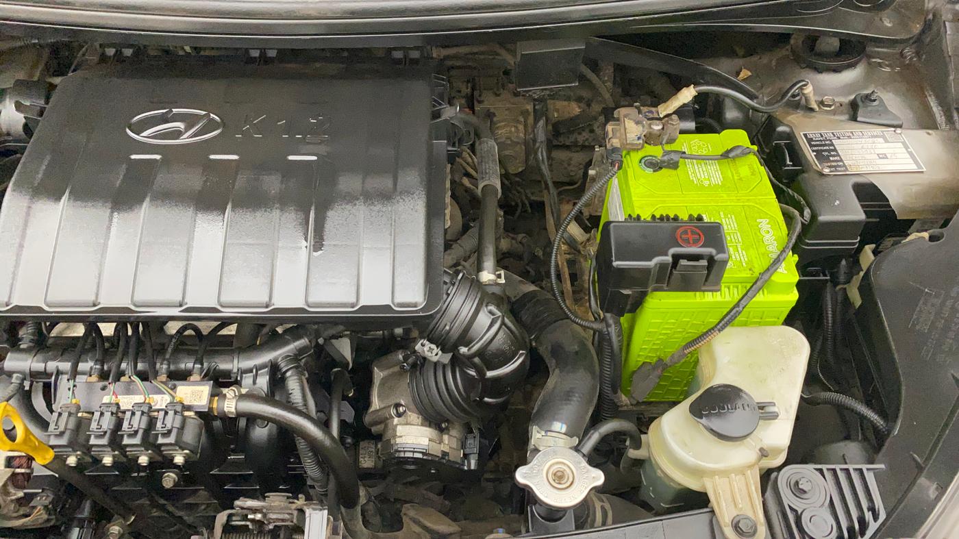 2018 Hyundai Xcent SX 1.2, CNG, Manual, 1,33,725 km, Engine View - Left