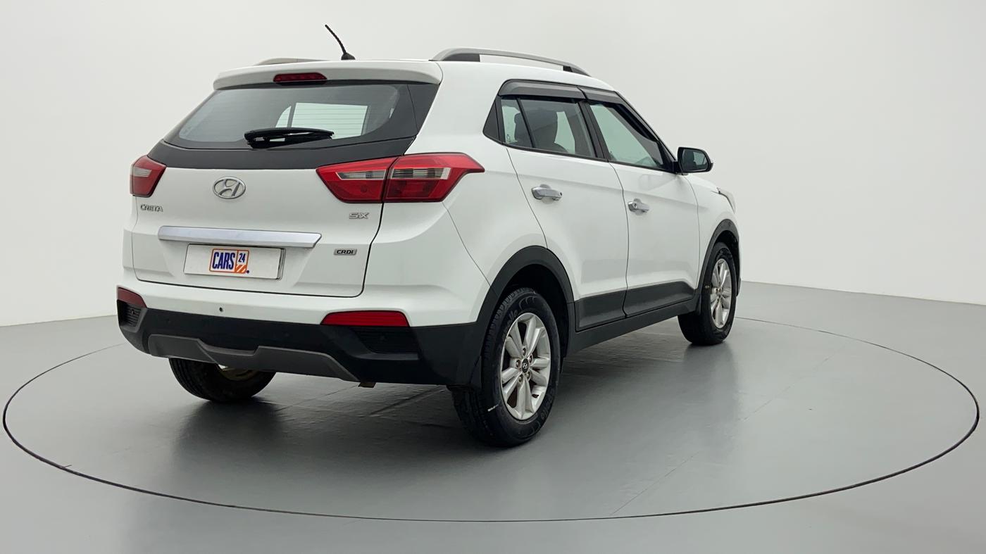 2016 Hyundai Creta 1.6 SX CRDI, Diesel, Manual, 1,14,058 km, Right Back Diagonal