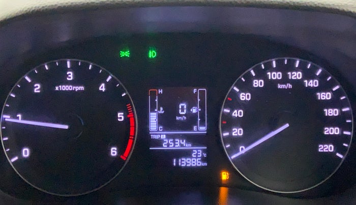 2016 Hyundai Creta 1.6 SX CRDI, Diesel, Manual, 1,14,058 km, Odometer Image