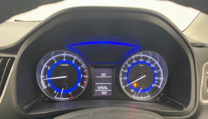 2019 Maruti Baleno DELTA PETROL 1.2, Petrol, Manual, 42,933 km, Odometer Image