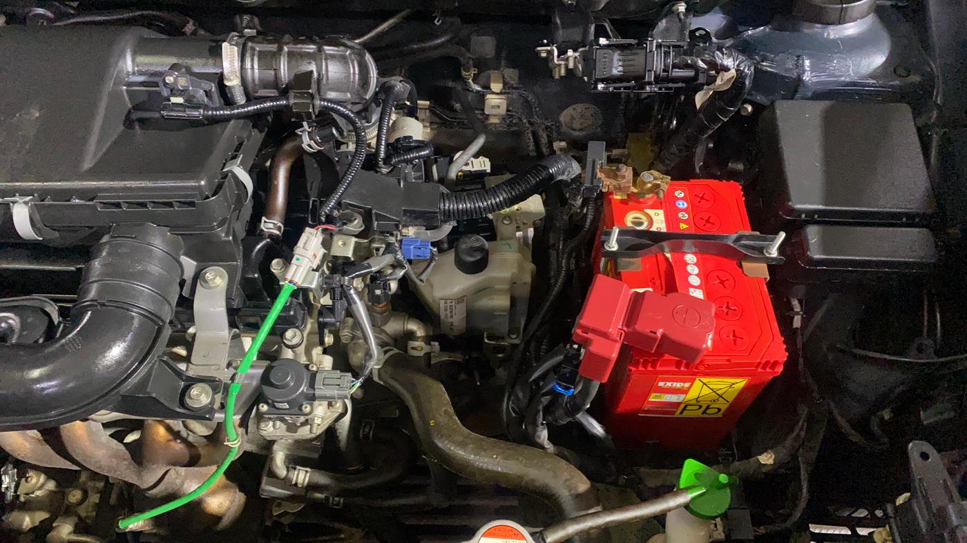 2023 Maruti FRONX DELTA PLUS 1.2L AGS, Petrol, Automatic, 48,514 km, Engine View - Left
