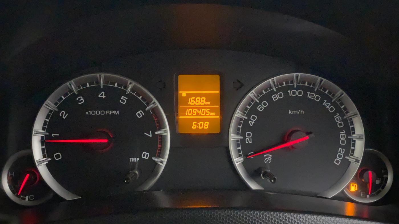 2016 Maruti Swift Dzire VXI, CNG, Manual, 1,09,405 km, Odometer Image