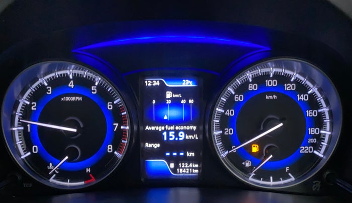 2021 Maruti Baleno ZETA PETROL 1.2, Petrol, Manual, 18,421 km, Odometer Image