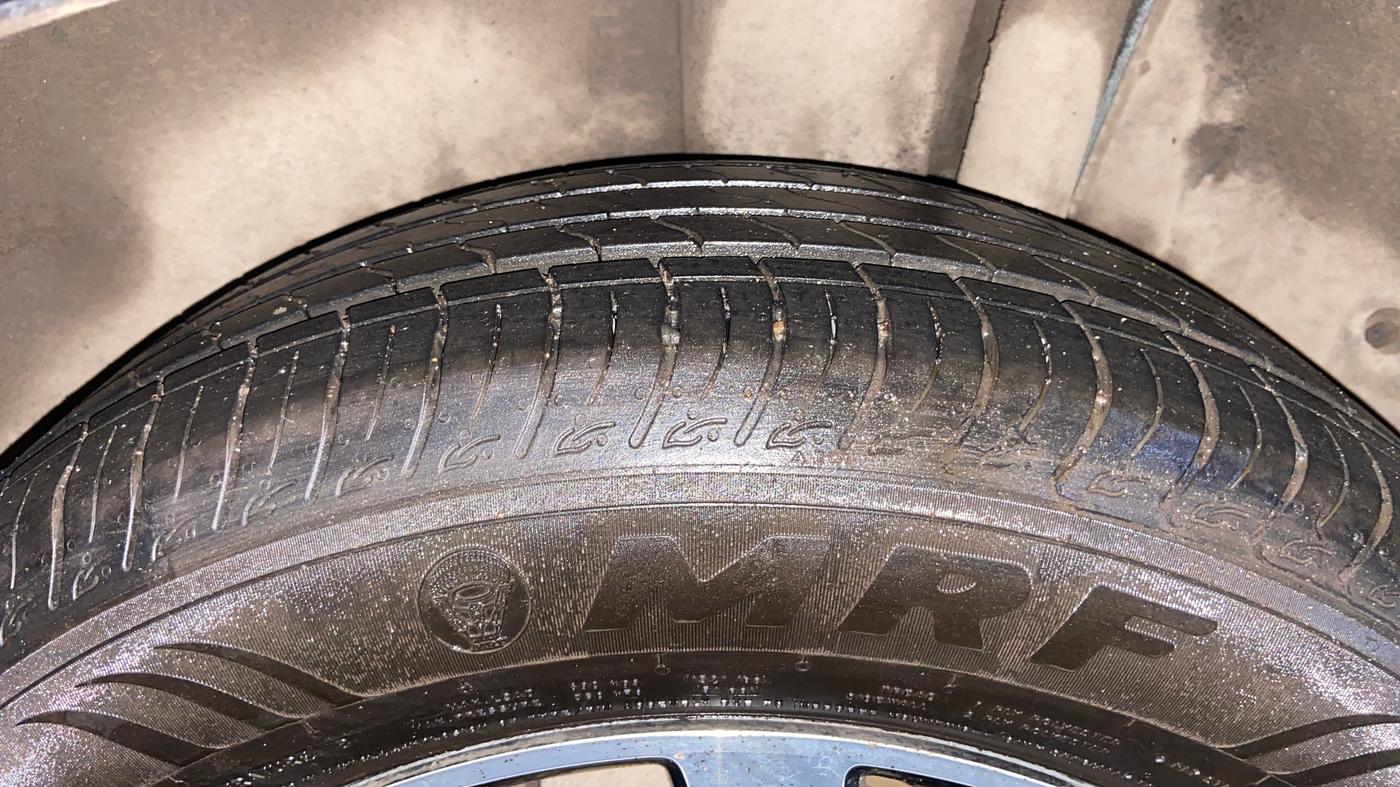 2021 Maruti S Cross ALPHA AT1.5, Petrol, Automatic, 61,963 km, Left Rear Tyre Tread