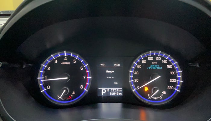 2021 Maruti S Cross ALPHA AT1.5, Petrol, Automatic, 61,929 km, Odometer Image