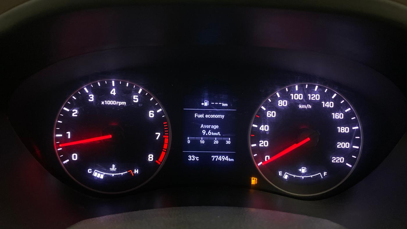 2018 Hyundai Elite i20 ASTA 1.2 (O), Petrol, Manual, 77,456 km, Odometer Image