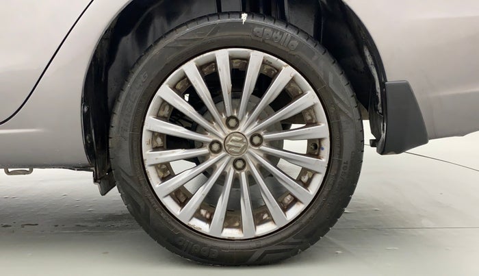2018 Maruti Ciaz ALPHA 1.4 VVT AMT, Petrol, Automatic, 60,301 km, Left Rear Wheel