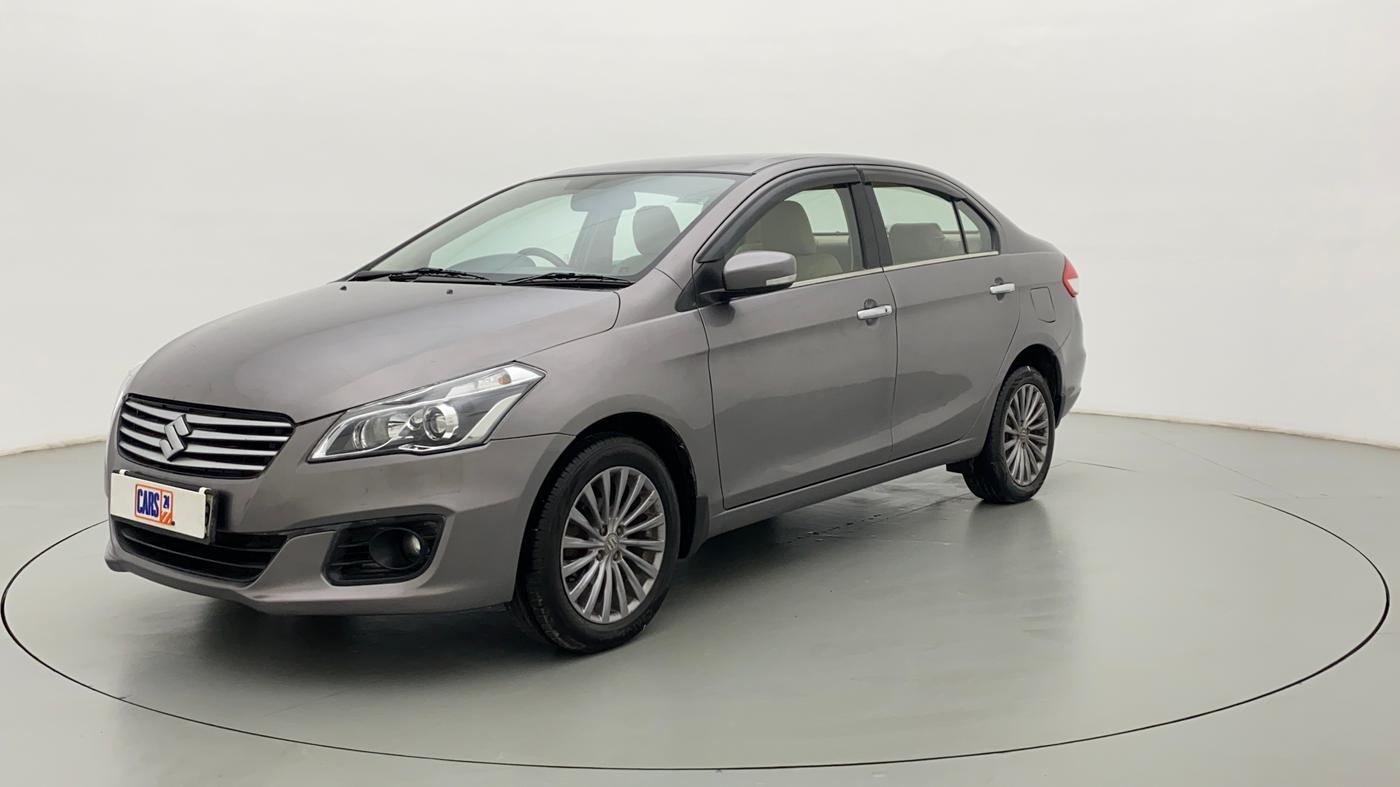 2018 Maruti Ciaz ALPHA 1.4 VVT AMT, Petrol, Automatic, 60,301 km, Left Front Diagonal