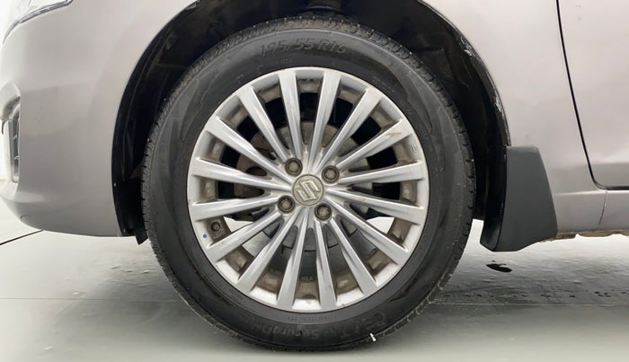 2018 Maruti Ciaz ALPHA 1.4 VVT AMT, Petrol, Automatic, 60,301 km, Left Front Wheel