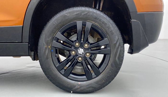 2018 Maruti Vitara Brezza ZDI+ DUAL TONE AMT, Diesel, Automatic, 40,701 km, Left Rear Wheel