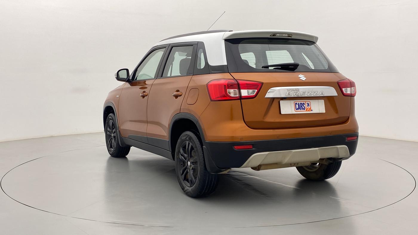 2018 Maruti Vitara Brezza ZDI+ DUAL TONE AMT, Diesel, Automatic, 40,701 km, Left Back Diagonal