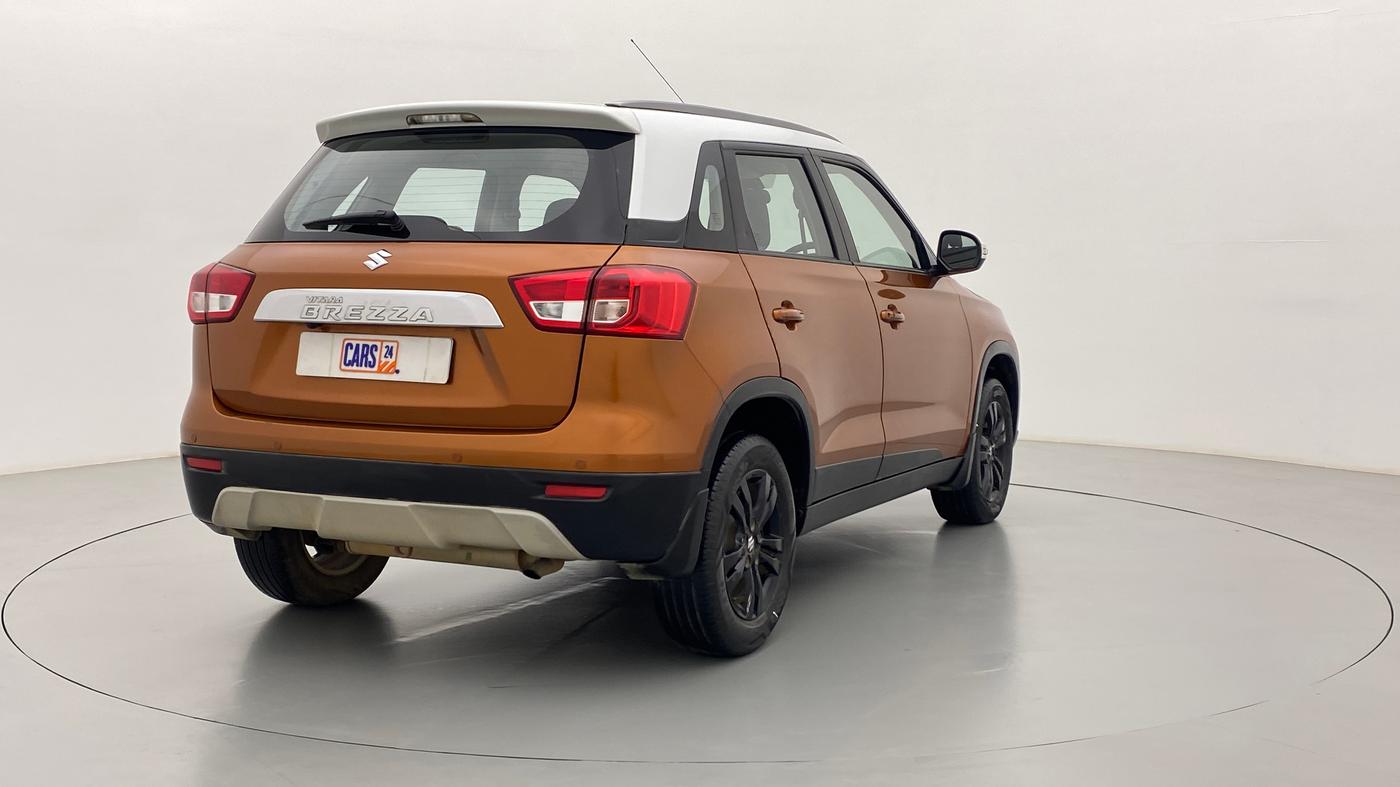 2018 Maruti Vitara Brezza ZDI+ DUAL TONE AMT, Diesel, Automatic, 40,701 km, Right Back Diagonal