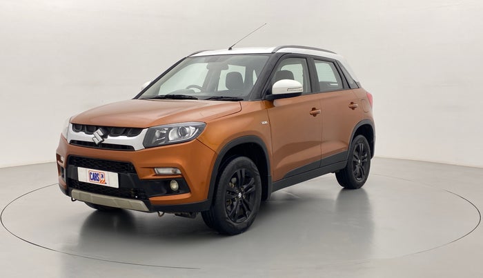2018 Maruti Vitara Brezza ZDI+ DUAL TONE AMT, Diesel, Automatic, 40,701 km, Left Front Diagonal