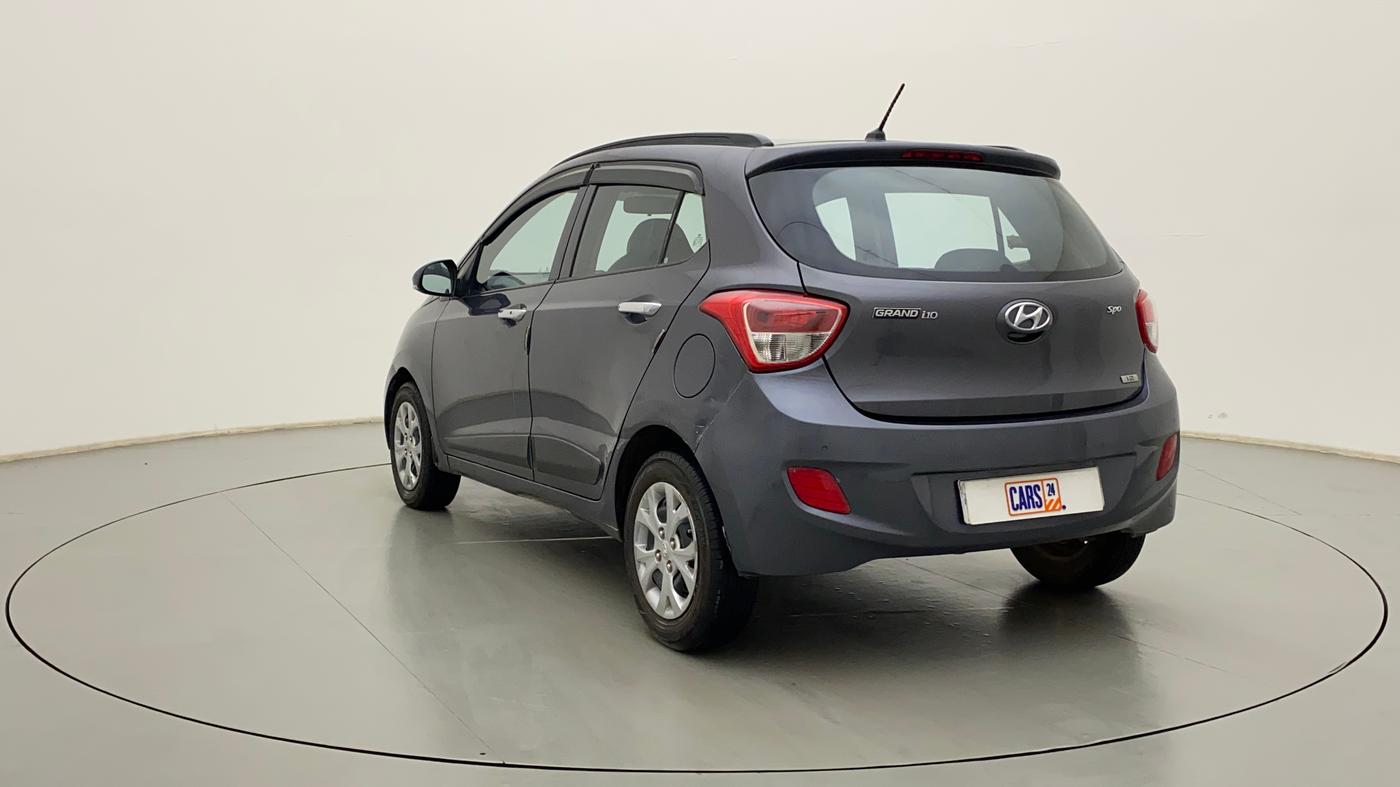 2014 Hyundai Grand i10 SPORTZ 1.2 KAPPA VTVT, Petrol, Manual, 1,25,412 km, Left Back Diagonal