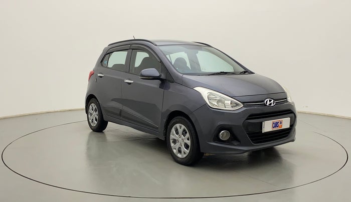 2014 Hyundai Grand i10 SPORTZ 1.2 KAPPA VTVT, Petrol, Manual, 1,25,412 km, Right Front Diagonal