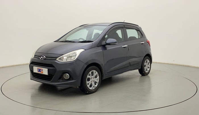 2014 Hyundai Grand i10 SPORTZ 1.2 KAPPA VTVT, Petrol, Manual, 1,25,412 km, Left Front Diagonal