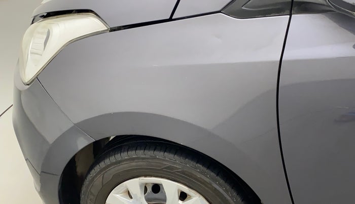 2014 Hyundai Grand i10 SPORTZ 1.2 KAPPA VTVT, Petrol, Manual, 1,25,412 km, Left fender - Slightly dented