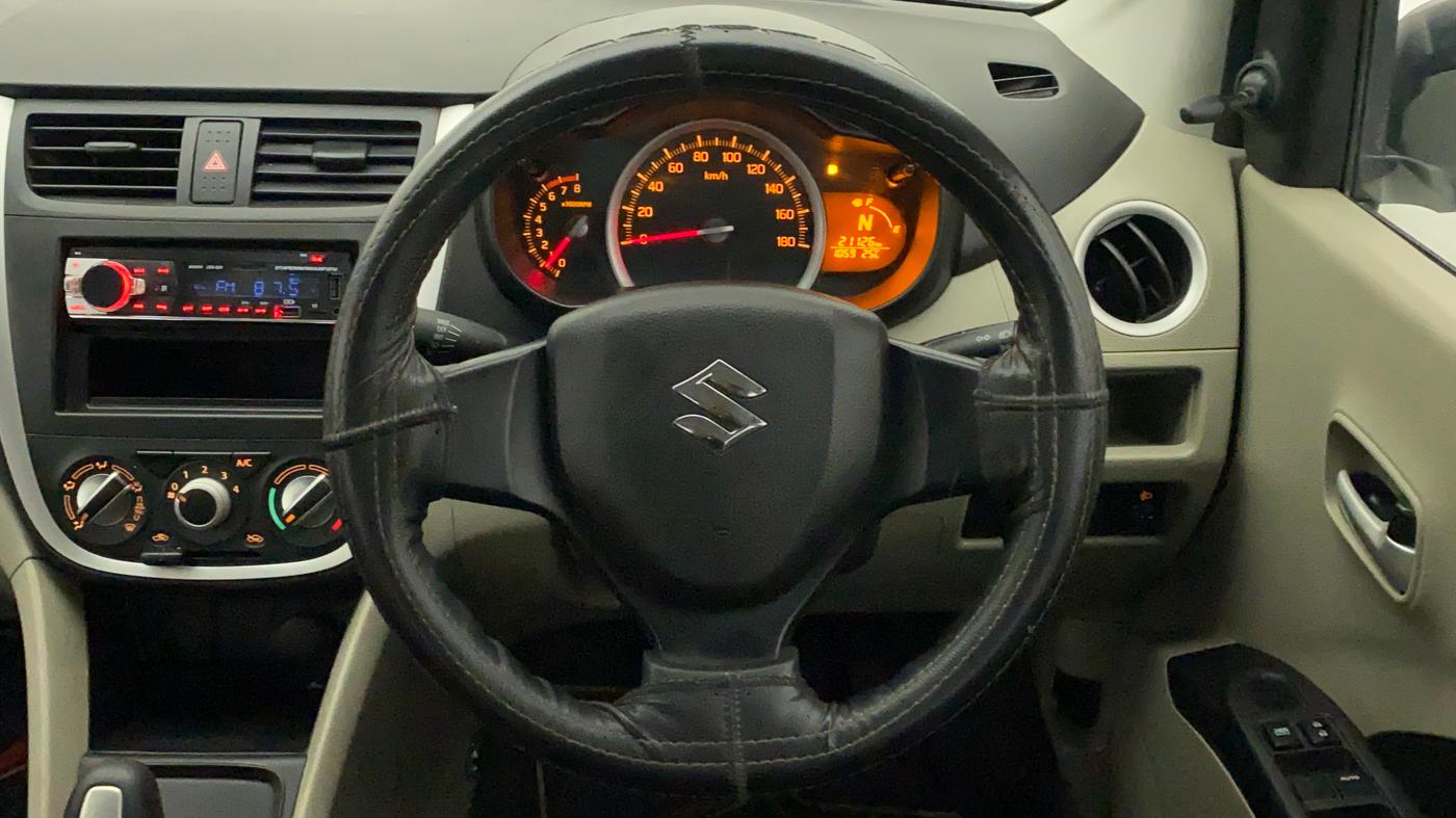 2014 Maruti Celerio VXI AMT, Petrol, Automatic, 21,303 km, Steering Wheel Close Up