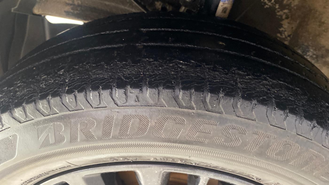 2020 Maruti XL6 ALPHA MT, Petrol, Manual, 57,644 km, Left Front Tyre Tread