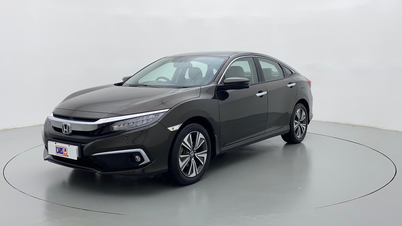 2020 Honda Civic ZX CVT PETROL, Petrol, Automatic, 47,380 km, Left Front Diagonal