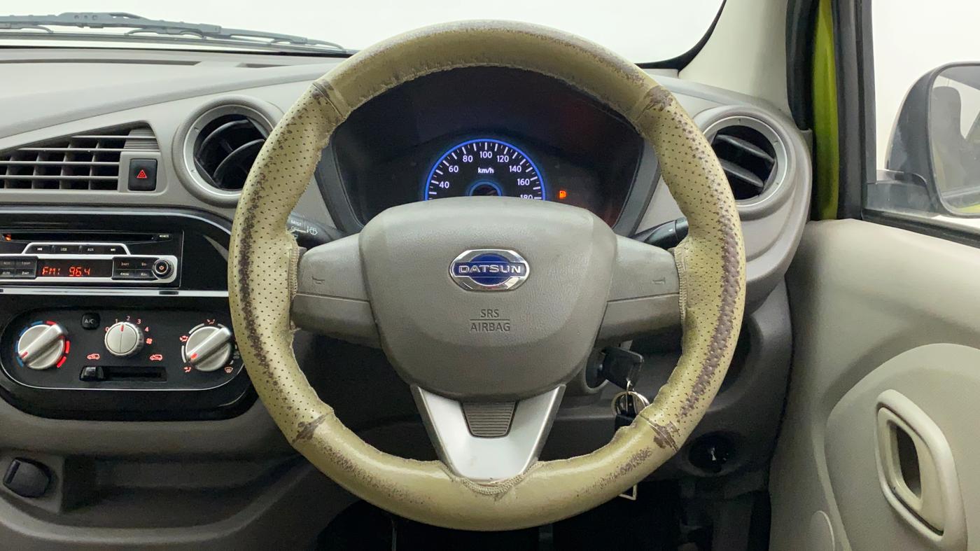 2016 Datsun Redi Go S, Petrol, Manual, 58,335 km, Steering Wheel Close Up