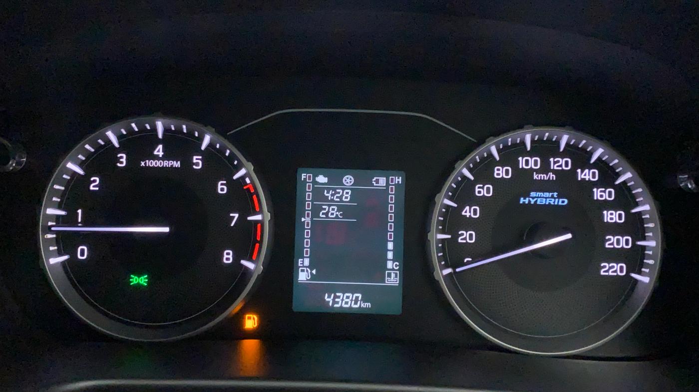 2022 Maruti BREZZA VXI SMART HYBRID, Petrol, Manual, 4,380 km, Odometer Image